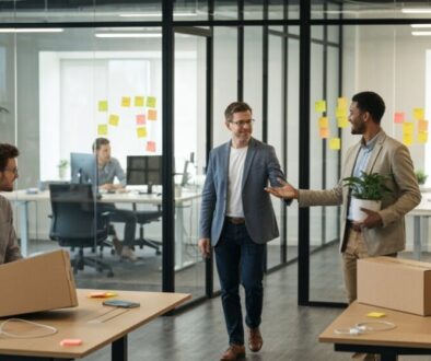 Verwaltung von zurückkehrenden Büroangestellten